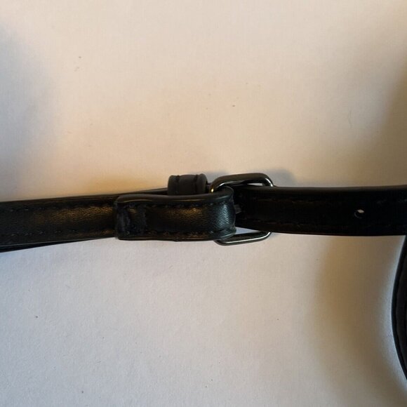 Gorgeous Women’s Black ALDO Messenger Crossbody Purse Bag Embellished Tiger - Picture 8 of 11